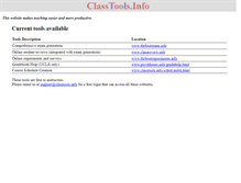 Tablet Screenshot of classtools.info